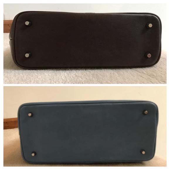 {Rare} 2 COACH Leather+Canvas Satchels - Picture 5 of 7